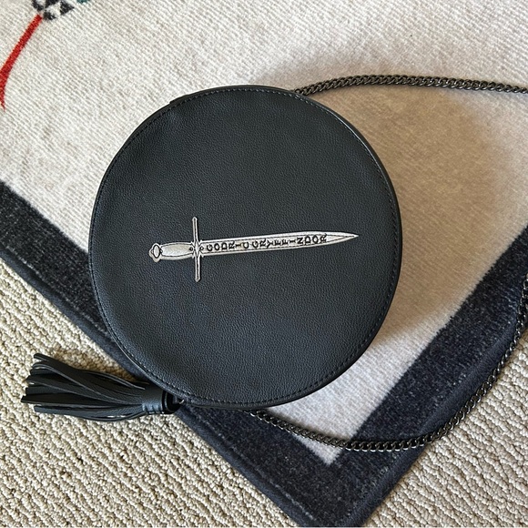 Danielle Nicole Black and Silver Crossbody Bag - Picture 6 of 6